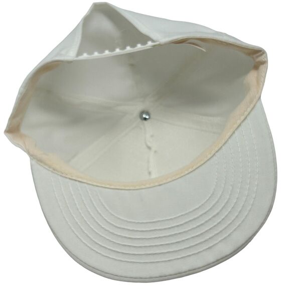 Vintage 90s Conoco Challenge Hat Cap White Oil Gas Petroleum USA Made Snapback - Picture 4 of 9